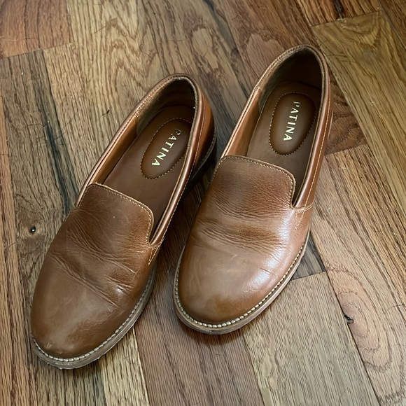 Portland Leather Shoes - Portland Leather Patina AP Rounded Loafer Bourbon 7